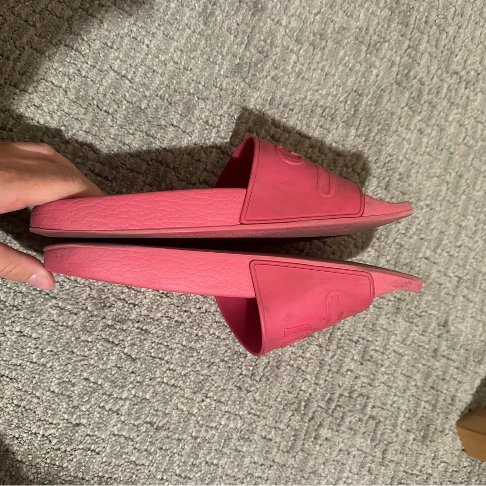 Gucci Pink Slide Sandals - Picture 8 of 15